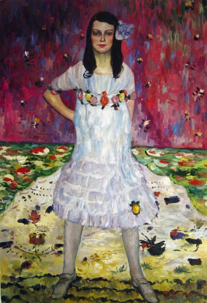 Portrait Of Maeda Primavesi. The painting by Gustav Klimt