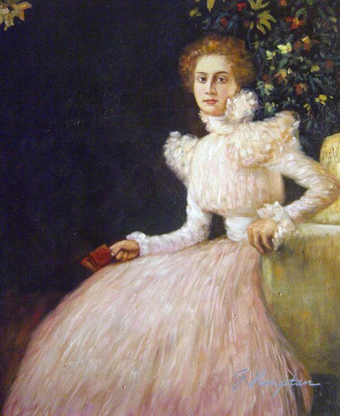 Sonja Knips. The painting by Gustav Klimt