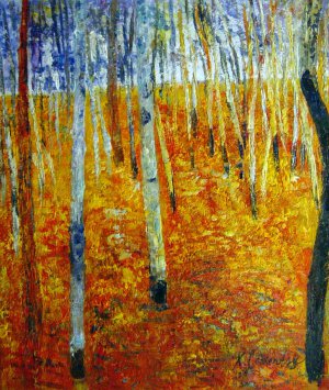 Reproduction oil paintings - Gustav Klimt - The Beech Trees In The Forest
