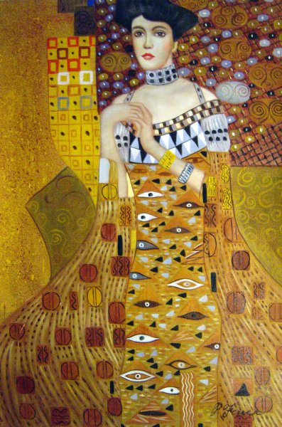 The Portrait Of Adele Bloch-Bauer I. The painting by Gustav Klimt