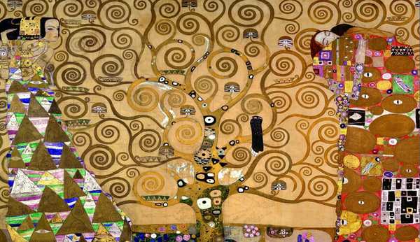 The Tree of Life. The painting by Gustav Klimt