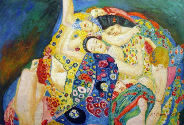 The Virgin. The painting by Gustav Klimt