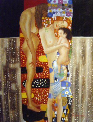 Reproduction oil paintings - Gustav Klimt - Three Ages Of Woman