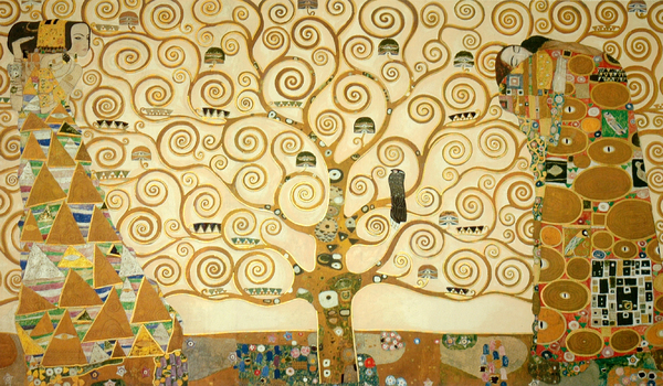 Tree of Life. The painting by Gustav Klimt