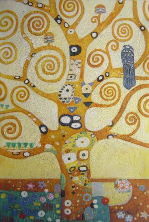 Gustav Klimt, Tree Of Life, Painting on canvas