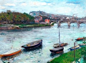 Reproduction oil paintings - Gustave Caillebotte - Bridge of Argenteuil