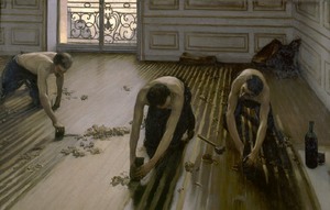 Gustave Caillebotte, The Floor Scrapers (also known as The Floor Planers), Painting on canvas