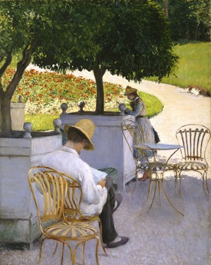 Gustave Caillebotte, The Orange Trees, Painting on canvas