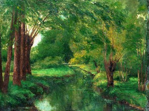 Reproduction oil paintings - Gustave Courbet - Brook in a Clearing