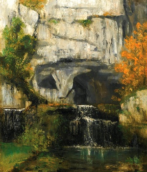 Gustave Courbet, La Source du Lison, Painting on canvas