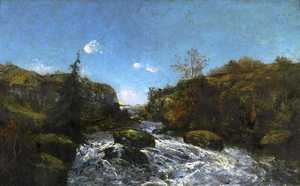 Gustave Courbet, Landscape, Art Reproduction