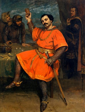 Gustave Courbet, Louis Gueymard, as Robert le Diable, Painting on canvas