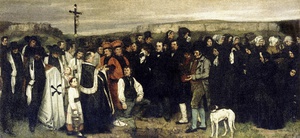 Gustave Courbet, The Burial at Ornans, Art Reproduction