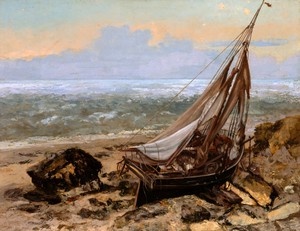Gustave Courbet, The Fishing Boat, Art Reproduction