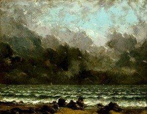 Gustave Courbet, The Sea, Art Reproduction