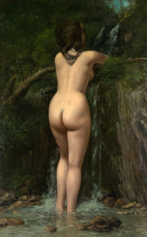 Gustave Courbet, The Source, Painting on canvas