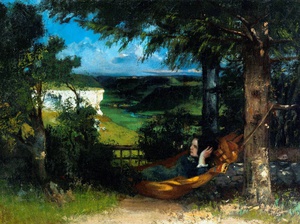Gustave Courbet, Woman in a Hammock, Art Reproduction