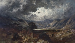 Gustave Dore, Loch Lomond, Painting on canvas