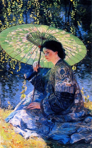 Reproduction oil paintings - Guy Rose - The Green Parasol