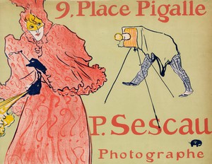 Famous paintings of Vintage Posters: The Photographer Sescau (Le Photographe Sescau)