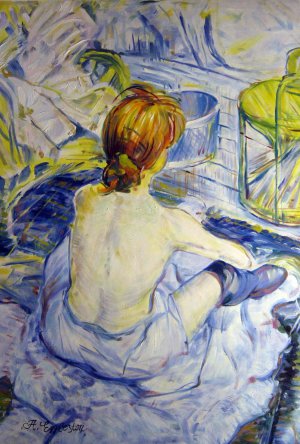 Reproduction oil paintings - Henri De Toulouse-Lautrec - The Toilette