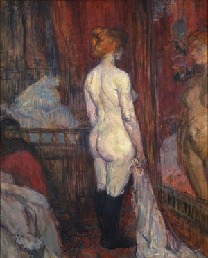 Henri De Toulouse-Lautrec, Woman before a Mirror, Art Reproduction