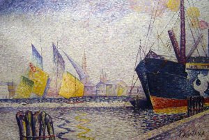 Canal de La Guidecca, Venice, Henri Edmond Cross, Art Paintings