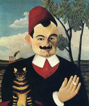 Reproduction oil paintings - Henri Rousseau - Portrait of Pierre Loti