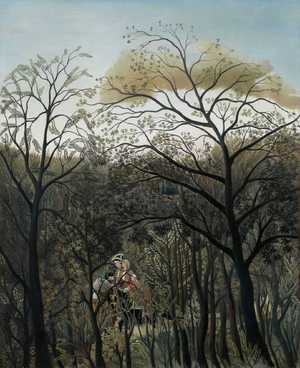 Henri Rousseau, Rendezvous in the Forest, Painting on canvas