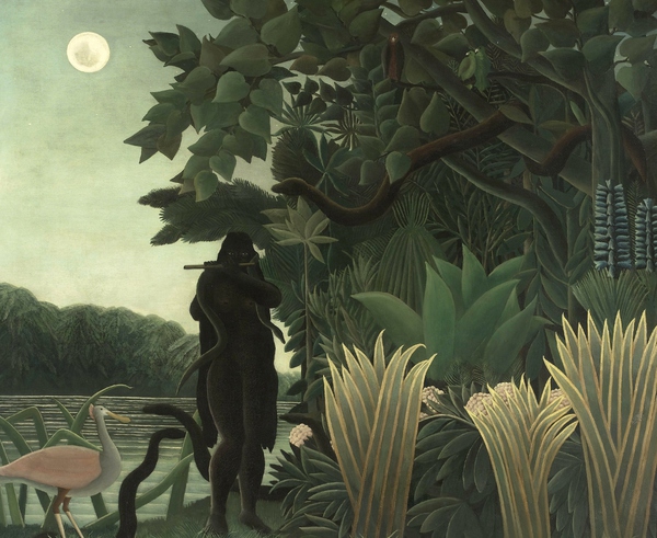 Snake Charmer. The painting by Henri Rousseau