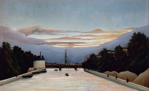Henri Rousseau, The Eiffel Tower, Painting on canvas
