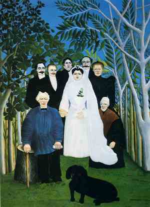 Henri Rousseau, The Wedding Party, Painting on canvas