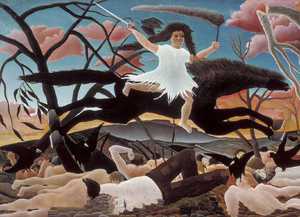 Henri Rousseau, War (Ride of Discord), Painting on canvas