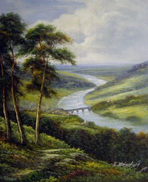 Reproduction oil paintings - Henry H. Parker - Dunkheld & Birnam From Craigibarns