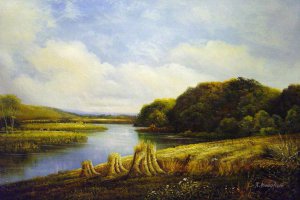 Harvesting, Henry H. Parker, Art Paintings