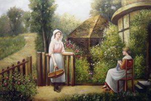 Reproduction oil paintings - Henry John Yeend King - Friendly Neighbors