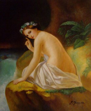 Henryk Siemiradzki, Nymph, Painting on canvas
