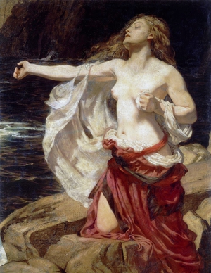 Herbert Draper, Ariadne, Painting on canvas