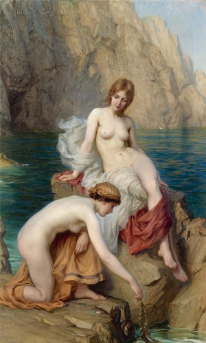 Reproduction oil paintings - Herbert Draper - By Summer Seas