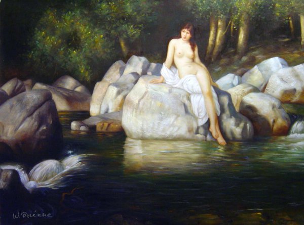 Kelpie. The painting by Herbert Draper