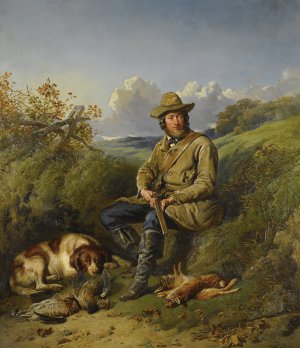 Reproduction oil paintings - Hugh Newell - An American Sportsman