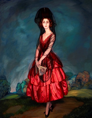 Ignacio Zuloaga, Portrait of María del Rosario de Silva y Gurtubay, Seventeenth Duchess of Alba, 1921, Art Reproduction