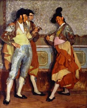 Ignacio Zuloaga, Torerillos de Pueblo, 1906, Painting on canvas