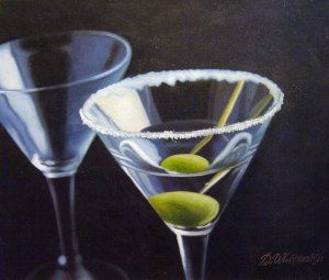 Inviting Martini, Our Originals, Art Paintings