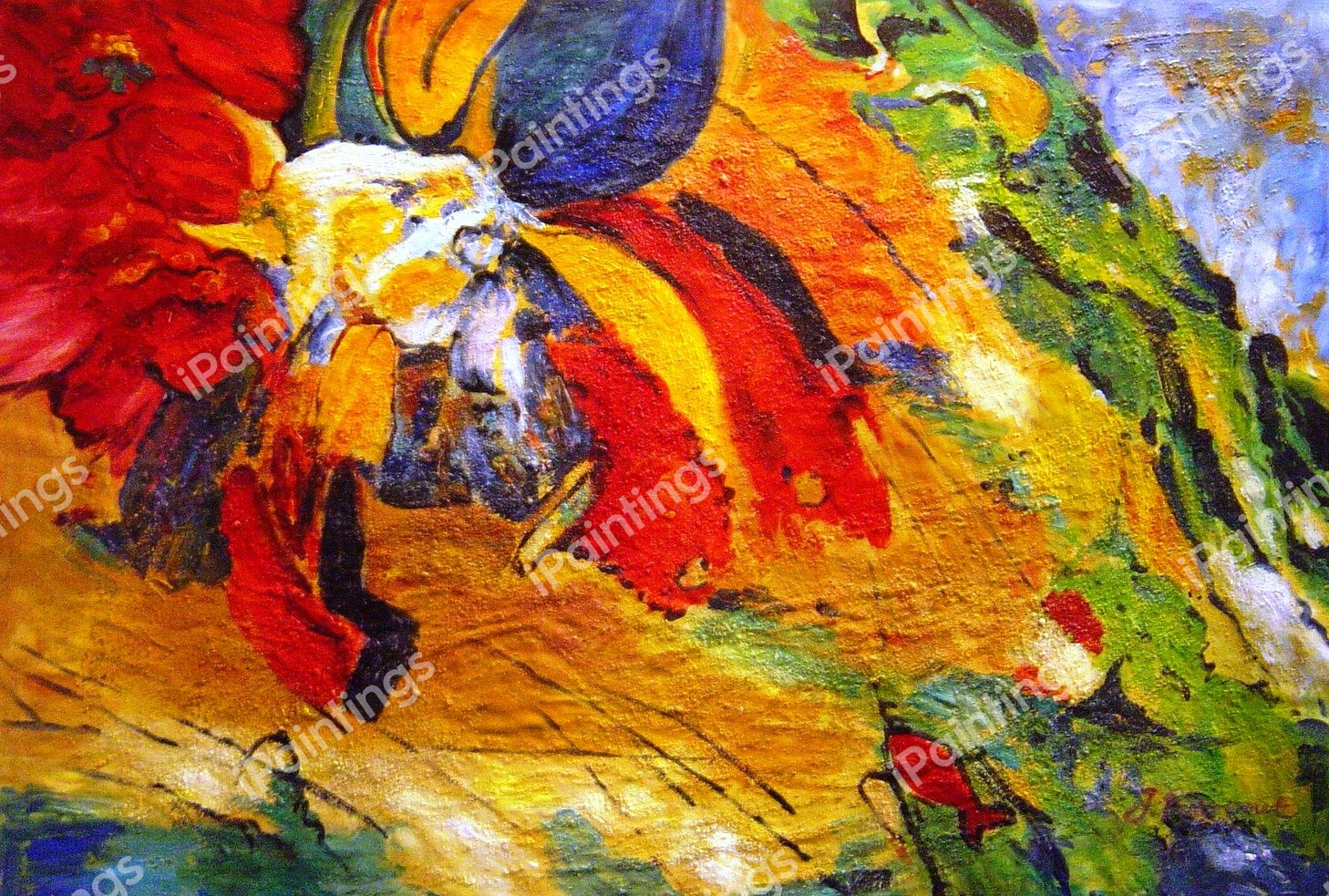 A Beautiful Abstract Free Flow. The painting by Our Originals