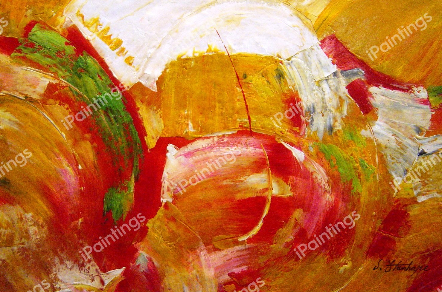 A Cheerful Wake Up Call. The painting by Our Originals