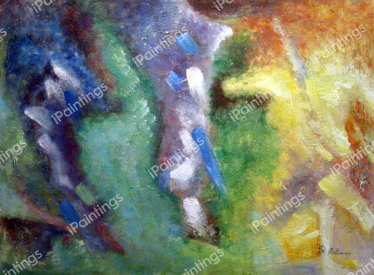 A Full Color Abstract. The painting by Our Originals