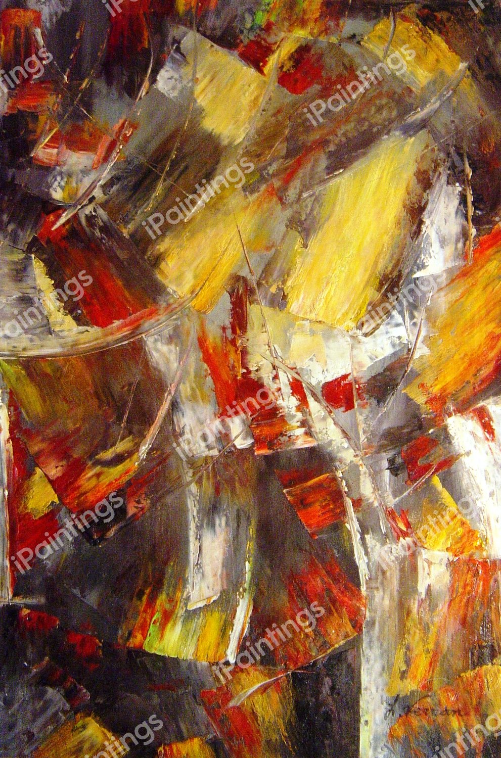 A Vintage Abstract. The painting by Our Originals