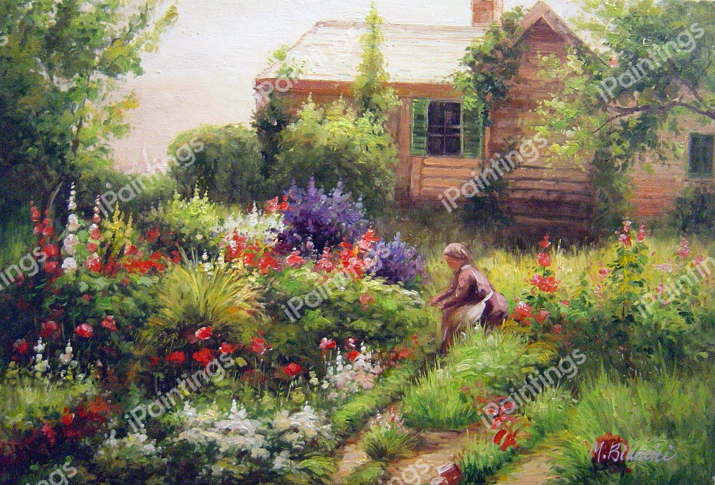 Near Kennebunkport. The painting by Abbott Fuller Graves