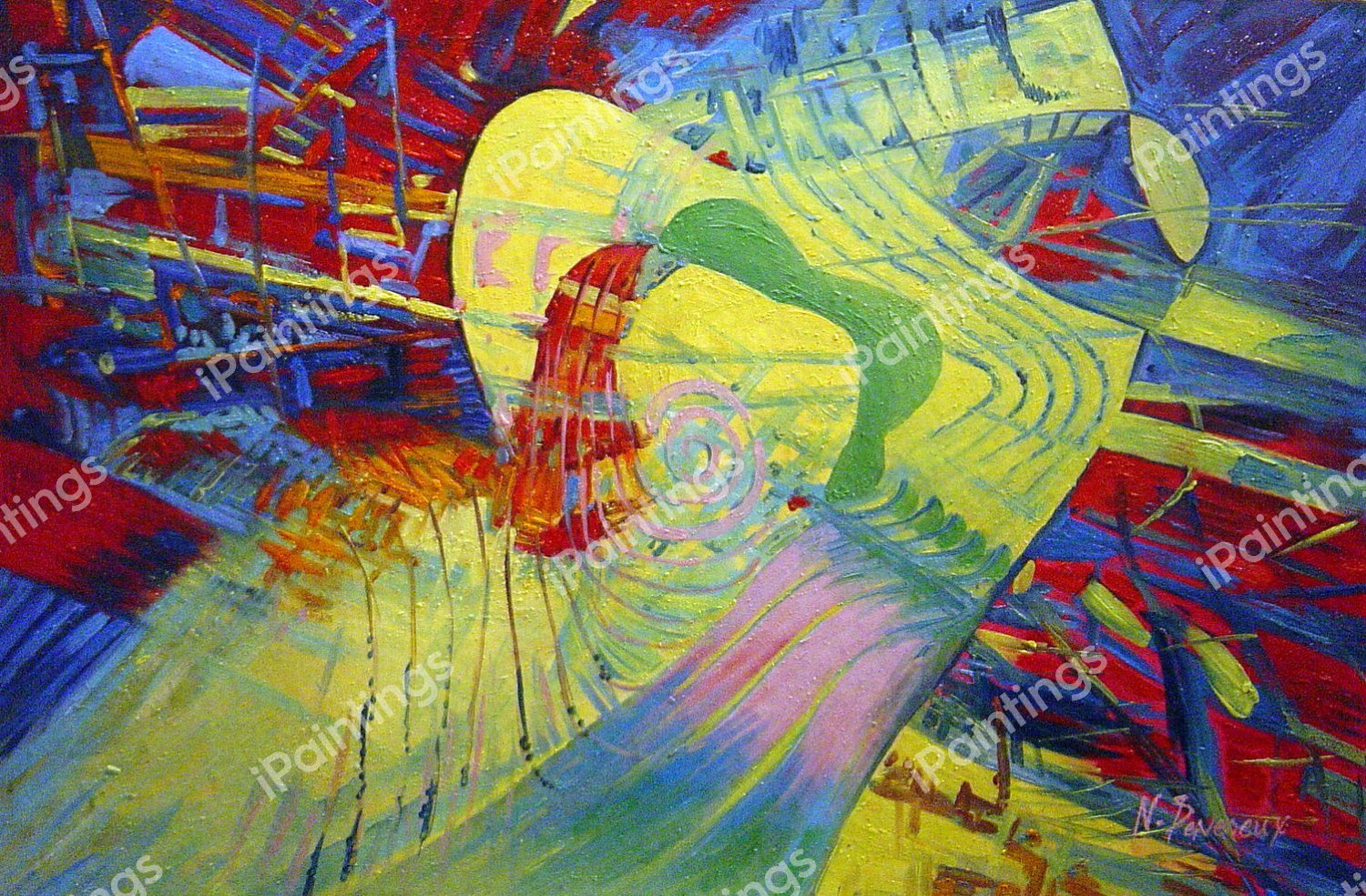 Abstract Adventure. The painting by Our Originals